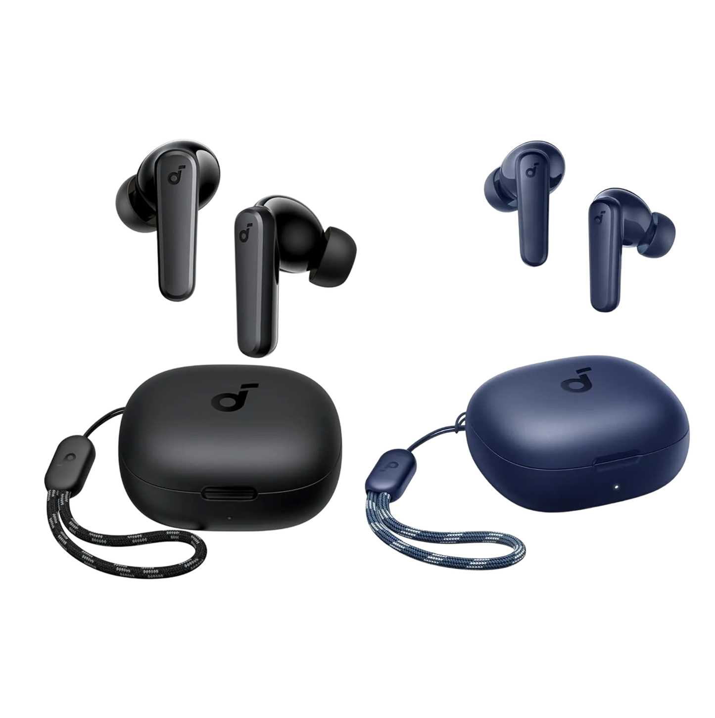 soundcore P20i | True Wireless Earbuds (Black*1 + Navy Blue*1)