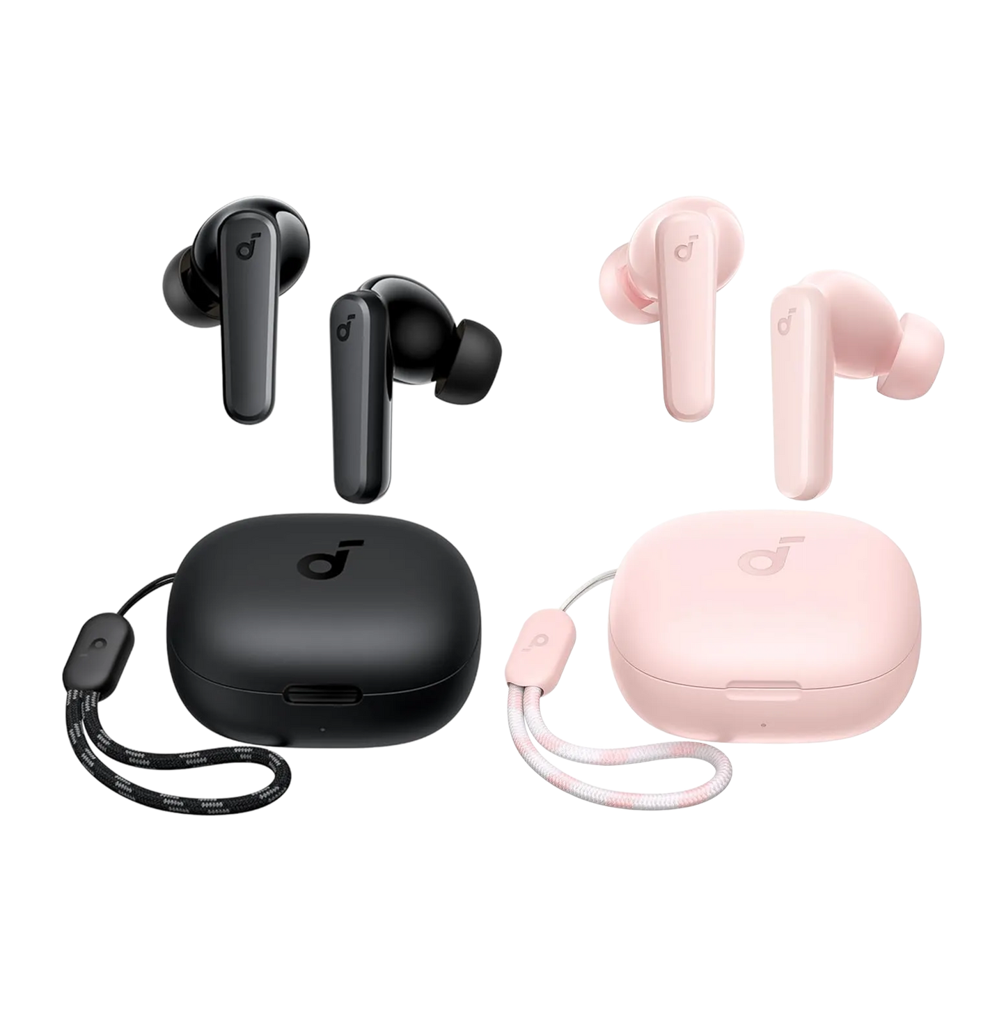 soundcore P20i | True Wireless Earbuds (Black*1 + Pink*1)