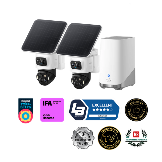 eufyCam S4 2pack + eufy HomeBase S380