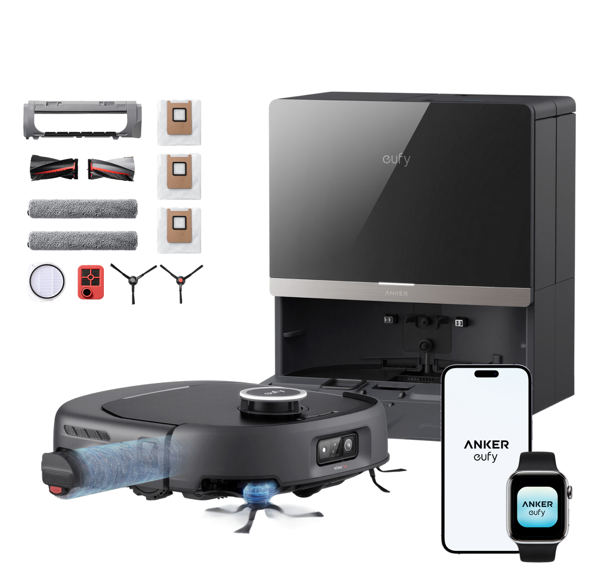 eufy Robot Vacuum Omni E35 + Accessories Package