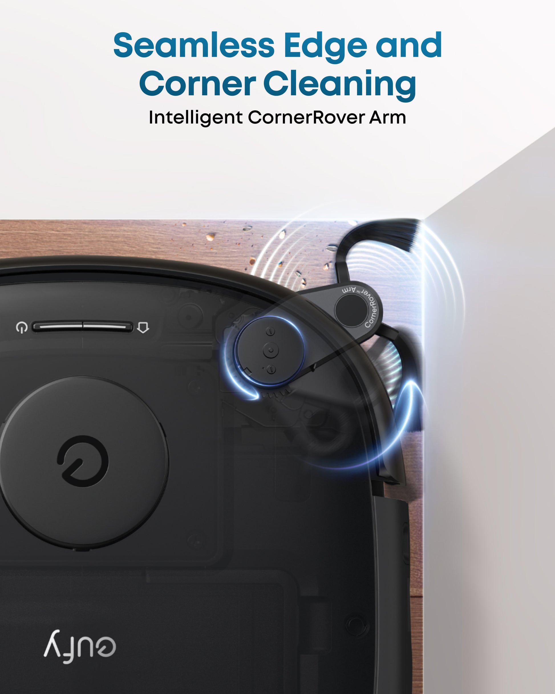 eufy DuoSpiral Detangle Brushes with zero tangling for convenient cleaning