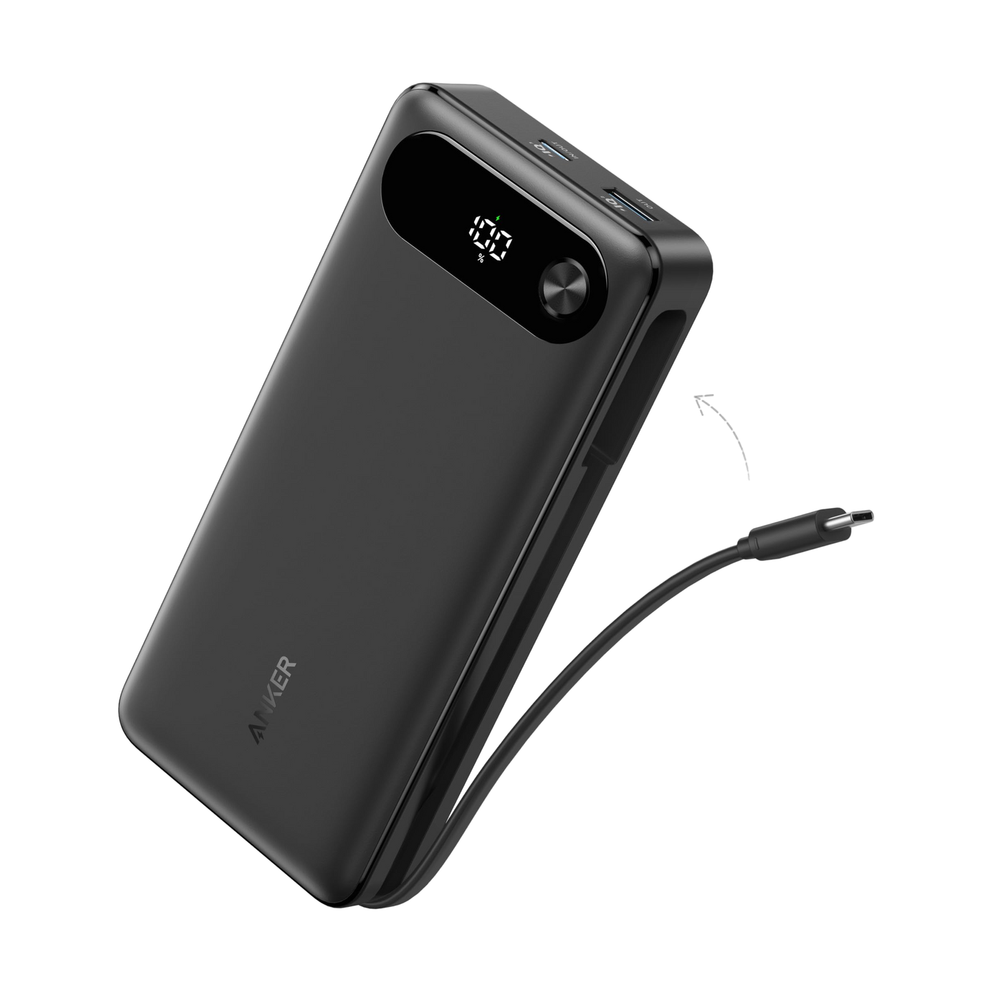 Anker Power Bank (20K, 87W, Built-In USB-C Cable)