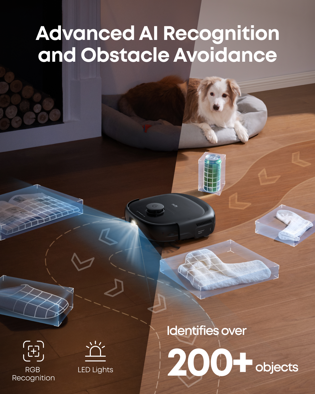 eufy Robot Vacuum Omni E28 + eufy Indoor Cam S350