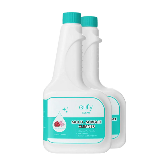 eufy Hard Floor Cleaning Solution (2 Bottles) for Robot Mops