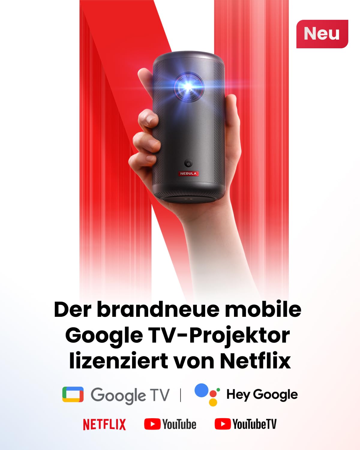 Nebula Capsule 3 1080p Mini Projector (Refurbished)