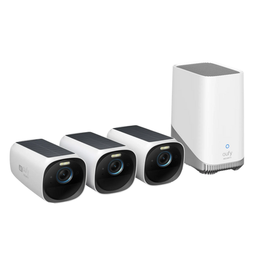eufyCam S330 (eufyCam 3) 3-Cam Kit (Refurbished)