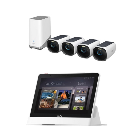 eufy Smart Display E10 + eufyCam 3 4-Cam Kit